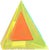 Electric Yellow "Pyramid 2" Contemporary Fluorescent Wall Sculpture by Seda Saar For Sale - Image 8 of 8