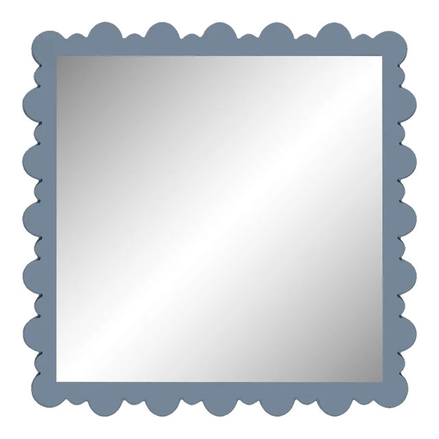 Fleur Home Garden District Valmont Square Mirror in Distance, 23.5x23.5 For Sale