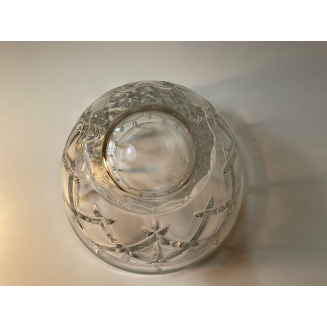 Gorham Crystal Glass Bowl - Lady Anne Pattern - Large and Heavy For Sale In Philadelphia - Image 6 of 6