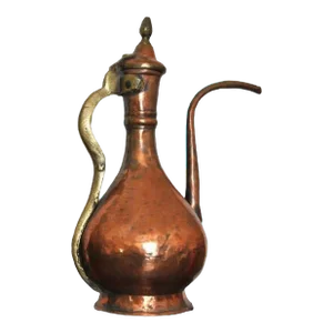 Antique Copper Pitcher Ewer Indian Mughal Persian Islamic