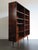 Scandinavian dark wood library designed by Gunni Omann and produced by Omann Jun Møbelfabrik in the 1960s, height-...