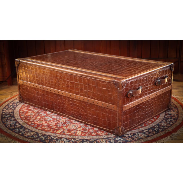 Large Leather Stoneyhurst Coffee Table from Timothy Oulton, 2010s For Sale - Image 6 of 18