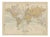 Antique Map of the World on Mercators Projection from Blacks General Atlas, 1870 For Sale