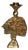 Casenove Pierre, Pierre Casenove (1943) for Fondica, Candlestick Sculpture with Stylized Face, France 1994, 1994, Bronze For Sale