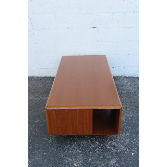 Wood Sannemman Danish Modern Teak Bookshelf Coffee Table 5775 For Sale - Image 7 of 12