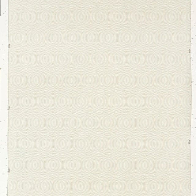 Contemporary Sample - Schumacher Bark Wallpaper in Natural For Sale - Image 3 of 3