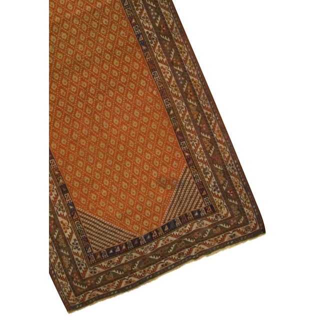 Textile Antique Qashqa'i Rug 5' X 9'4 For Sale - Image 7 of 8