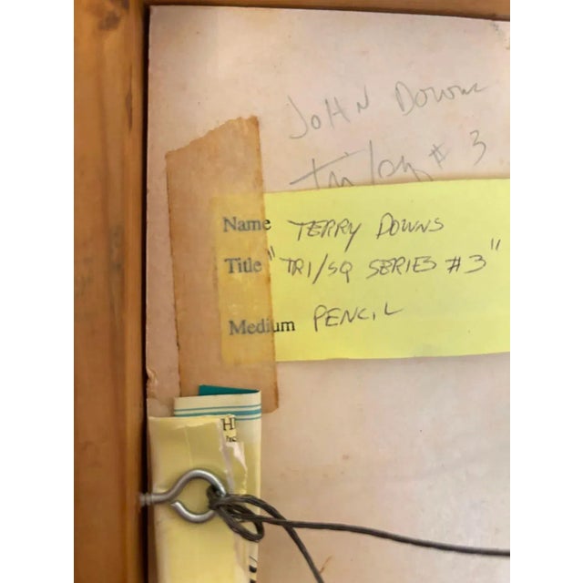 'Tri/Sq Series #3' by Terry Downs For Sale - Image 11 of 11