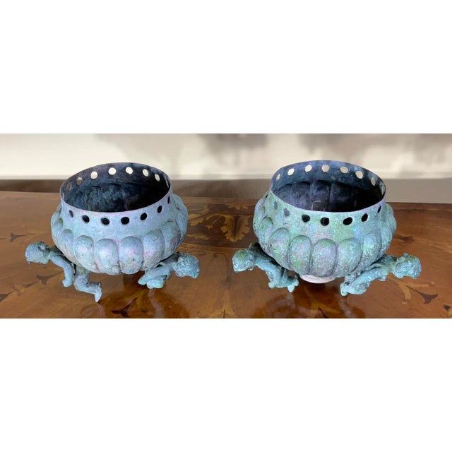 One of a Kind Pair of 19th Century Architectural Bronze Element For Sale - Image 4 of 12