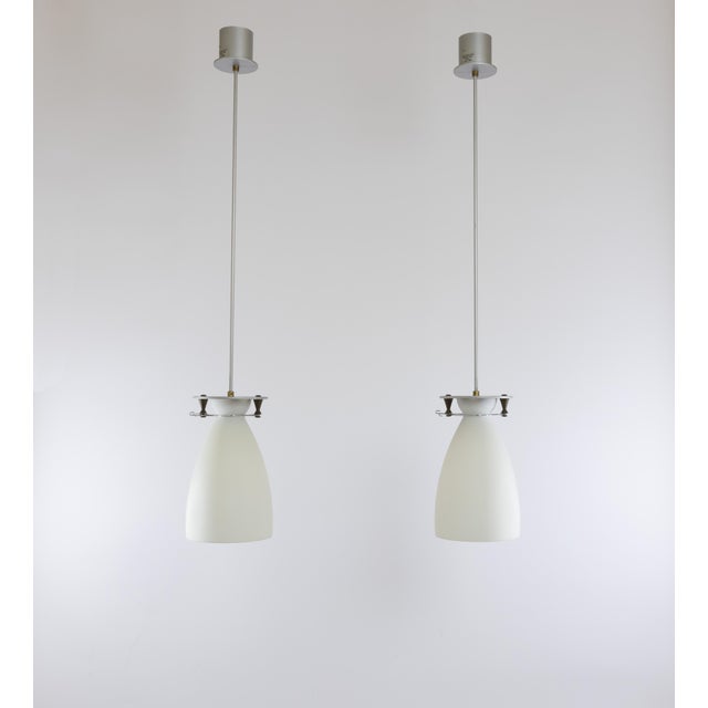 Franceschina Pendants by Umberto Riva for Fontana Arte, 1980s, Set of 2 For Sale - Image 11 of 13