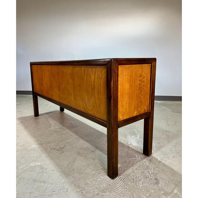 1970s 1970s Mid Century Burlwood Credenza by Century Furniture For Sale - Image 5 of 11
