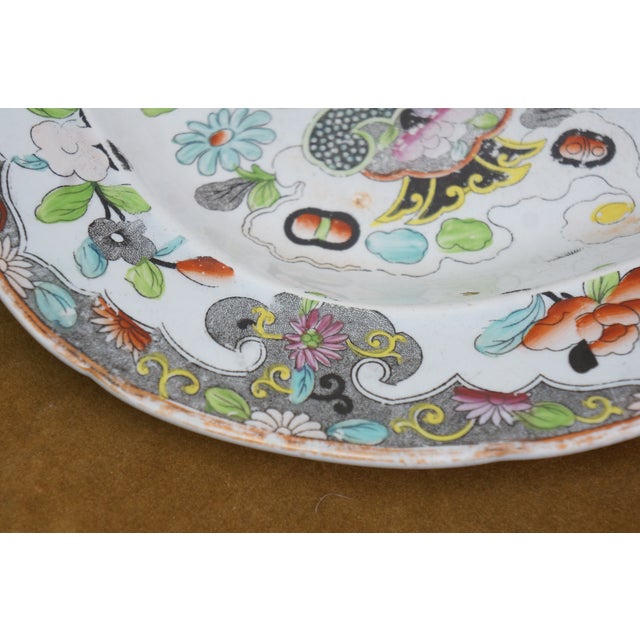 Antique Stephan Folch Masons Ironstone Imari Style China Serving Platters Dish - Set of 4 For Sale - Image 10 of 16