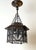 20th Century German Brass and Textured Glass Chinoiserie Lantern, 1920s For Sale - Image 6 of 18