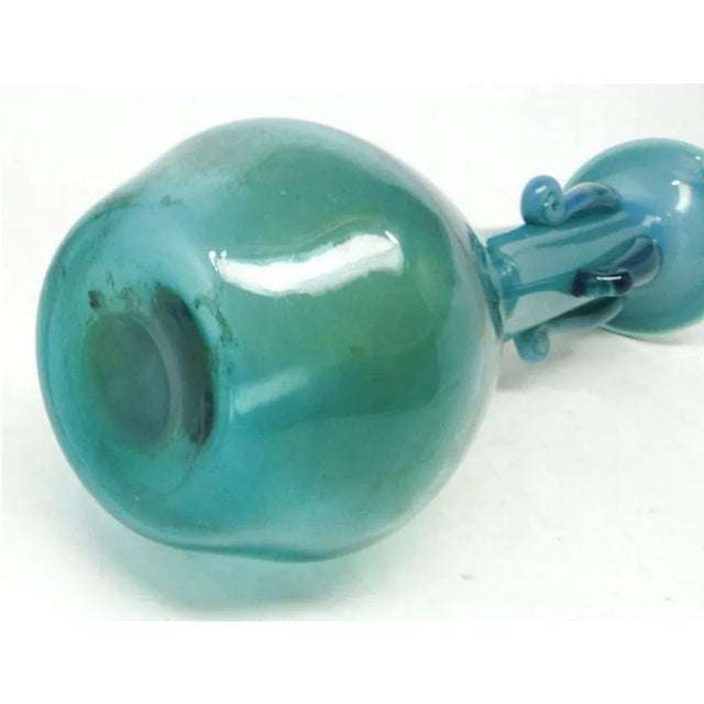 Vase by J. Słuczan-Orkusz for Cracow Institute for Glassworks, Poland, 1970s, in Worn conditions. Designed 1970 to 1979 I...