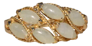 The Fremantle: Vintage Yellow Gold Jade Ring