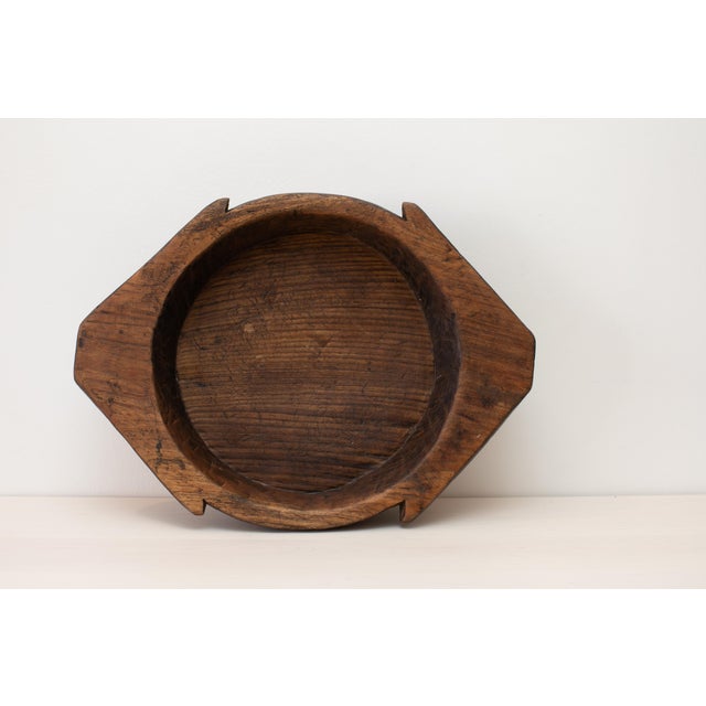 Wood Wooden Indian Parat Bowl For Sale - Image 7 of 7