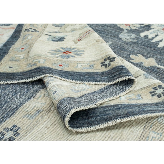 Textile Oushak Rug 12'1" x 13'11" #17650 For Sale - Image 7 of 8