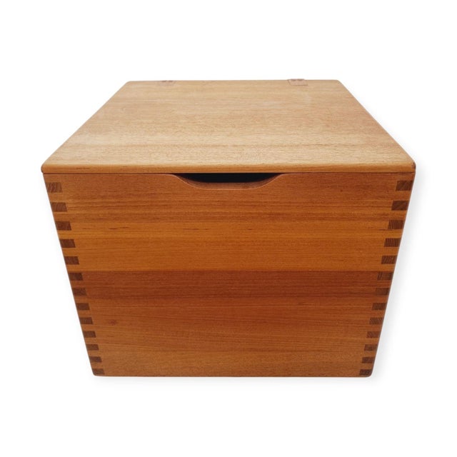 Mid-Century Modern Danish Teak Side Table and Storage Box from Salin Mobler, 1960s For Sale - Image 3 of 18