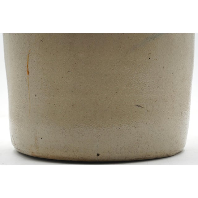 N. Clark Jr. 2 Gallon Blue Stoneware Jug W. Handle For Sale - Image 10 of 12