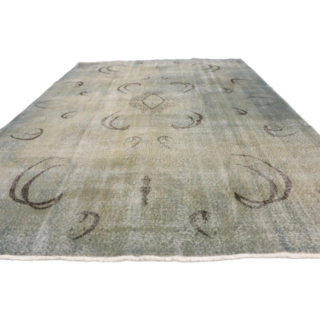 Modern Vintage Turkish Sivas Zeki Muren Rug, 07'05 X 10'02 For Sale - Image 3 of 8