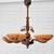 1930s Swedish Grace Art Deco Brass and Glass Chandelier with Prisms, 1930s For Sale - Image 5 of 12