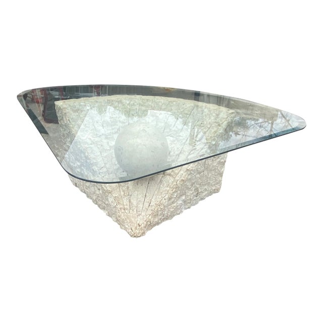 Vintage Tessellated Stone and Ball Coffee Table For Sale In Greenville, SC - Image 6 of 6