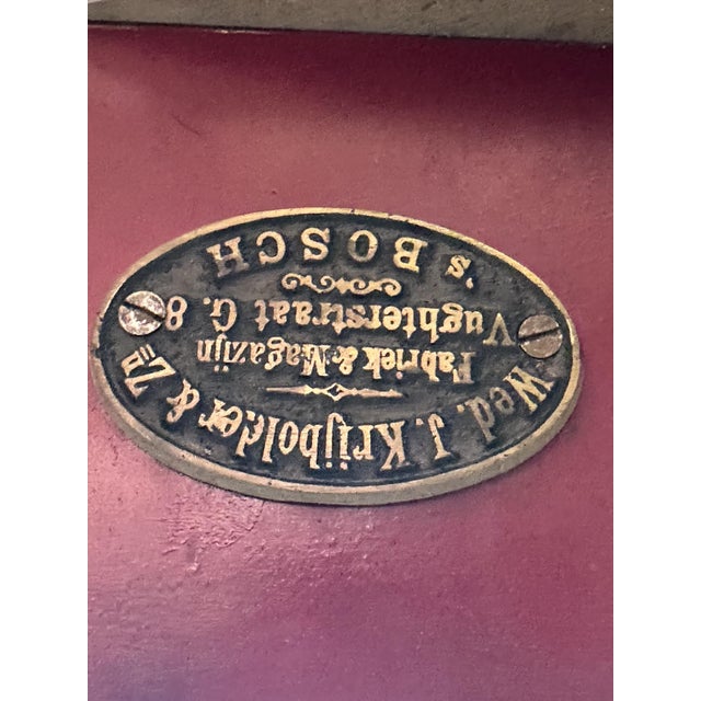 Antique Iron Safe, 1890s For Sale - Image 10 of 18