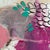 Christiane Corcelle "Happy Hour" Mixed Media on BFK Paper, Framed Abstract Painting in Mauve, Pink and Teal, 2022 For Sale - Image 4 of 6