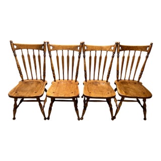 4 Vintage Ethan Allen Side Chairs For Sale