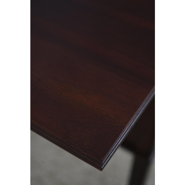 Brown Craftique Mahogany Dropleaf Pembroke Table For Sale - Image 8 of 18