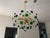 Green Murano Style Glass Sputnik Multicolors Italian Handmade Chandelier from Simoeng For Sale - Image 8 of 14
