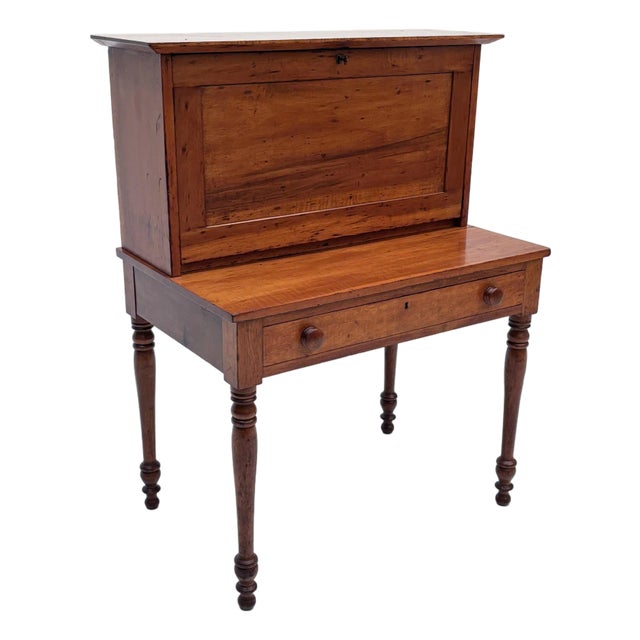 C. 1840-1850 Southern Cherry Plantation Desk For Sale
