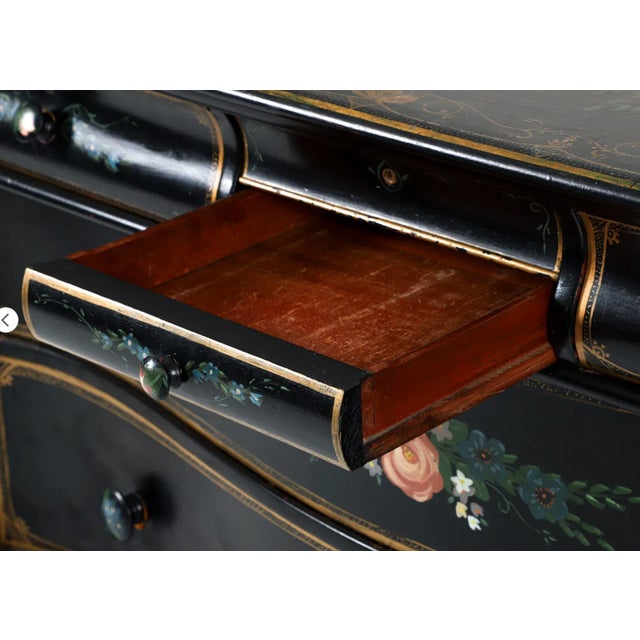 Early 20th Century Dauler Close and Johns Hand Painted Mahogany Dresser For Sale - Image 5 of 9