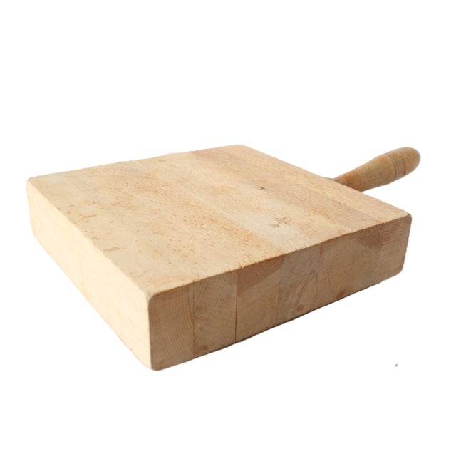 Farmhouse Petit French Butcher Block Cheese Board For Sale - Image 3 of 5