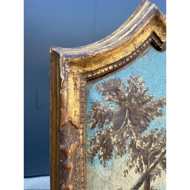 Venetian School Artist, Landscape Composition, 18th Century, Oil Painting on Canvas, Framed For Sale - Image 6 of 17
