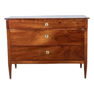 Late 18th-Century Italian Directoire Walnut Chest of Drawers — Emilia Romagna For Sale