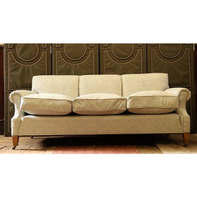 3-Seater Sofa by George Smith with Escale Ciel Fabric by Jean Paul Gaultier, 2010s For Sale - Image 18 of 18
