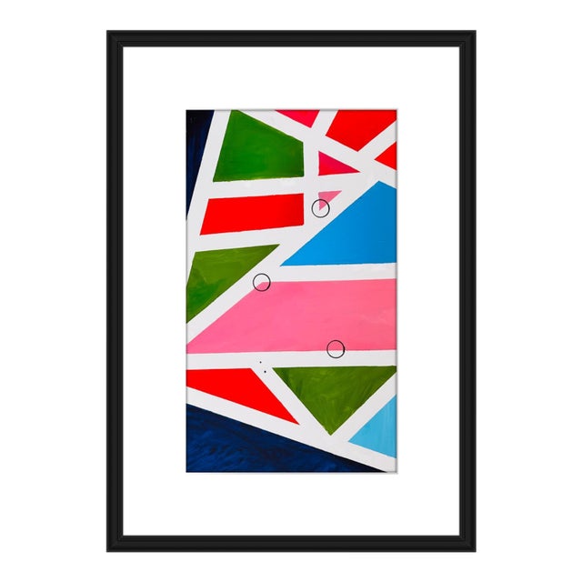 Memories Kites 2 Abstract Modern Acrylic Painting by Shabs Beigh For Sale