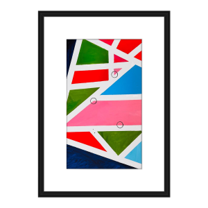Memories Kites 2 Abstract Modern Acrylic Painting by Shabs Beigh