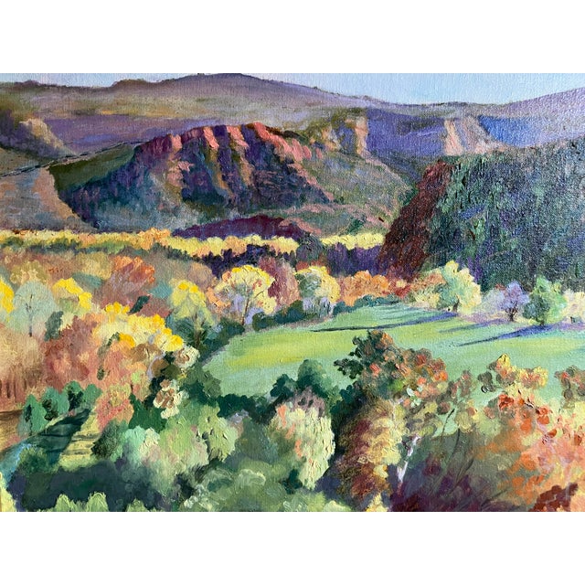 Southwest Sedona Arizona Landscape Painting, Edith P. May, San Francisco Women's Artist Association, Framed For Sale In Monterey, CA - Image 6 of 12