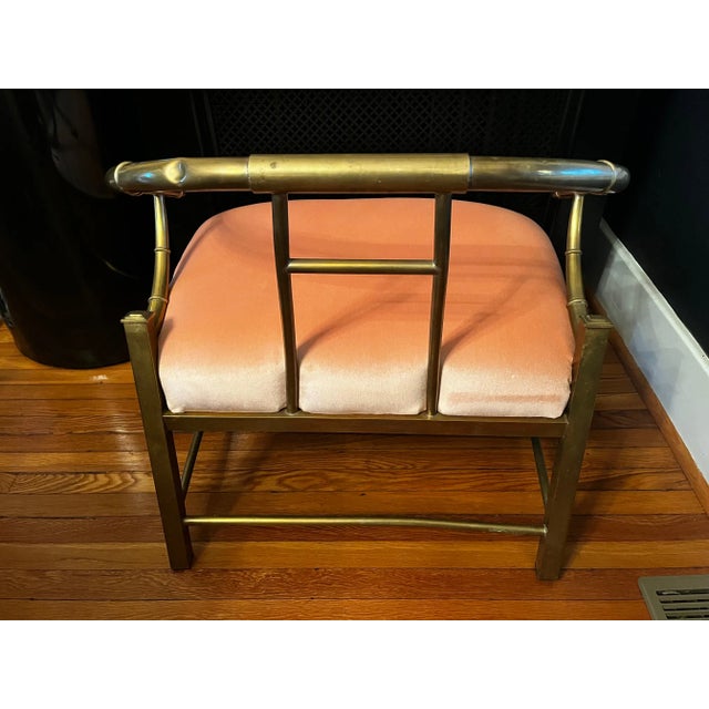 Mastercraft 1960s Mastercraft Brass Empress Chair For Sale - Image 4 of 7