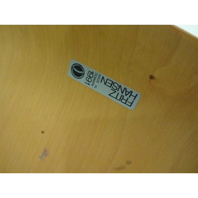 Danish 3207 Armchair by Arne Jacobsen for Fritz Hansen, 1991 For Sale - Image 10 of 18
