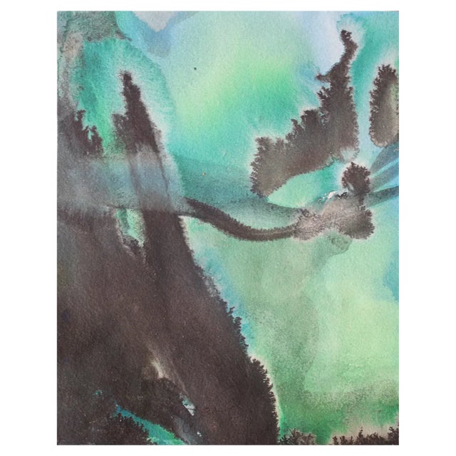 Dzidra Ezergaile, Untitled, Watercolor on Paper For Sale