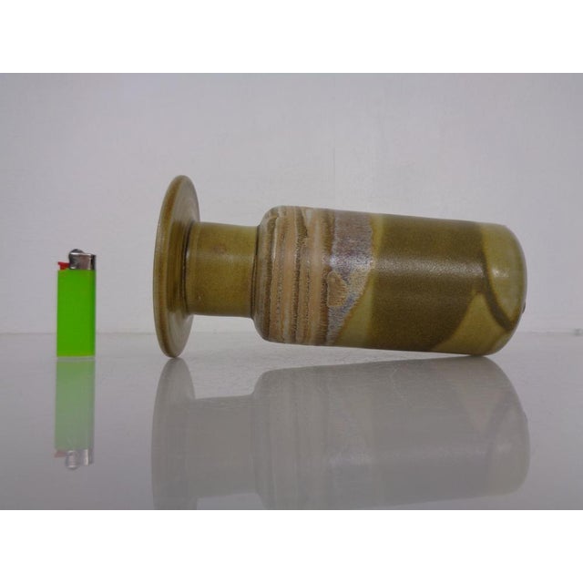 Beige Studio Ceramic Vase by Helgi Björgvinsson, Sweden, 1990s For Sale - Image 8 of 17