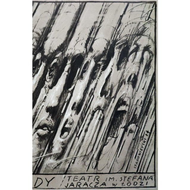 Realism 1984 Polish Starowieyski Theater Poster, Mickiewicz's Dziady - Starowieyski For Sale - Image 3 of 3