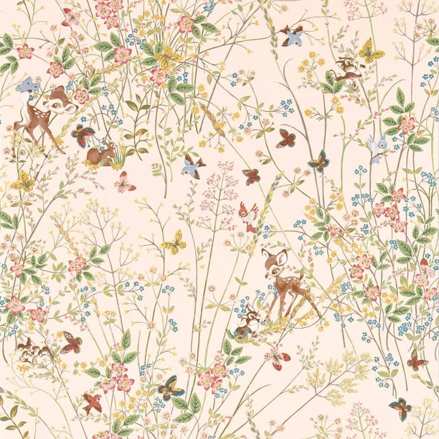 Sanderson Bambi Wallpaper in Neapolitan - a Sample For Sale