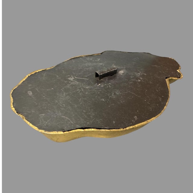 Ornate Antique Victorian Pressed Brass Floral Decorated Curtain Tiebacks- Set of 6 For Sale - Image 6 of 7