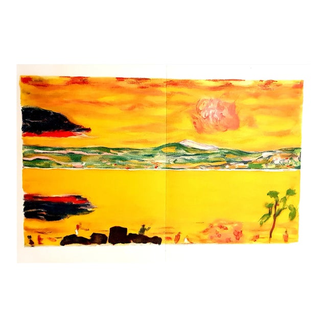 Pierre Bonnard - Sunset on the Mediterranean - Original Lithograph 1940 For Sale