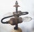 Metal Antique Art Nouveau Marble Devil or Goat Table Lamp For Sale - Image 7 of 14