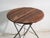 Rustic Antique Folding Garden Table in Wood and Iron, Central Europe, 1950 For Sale - Image 3 of 11